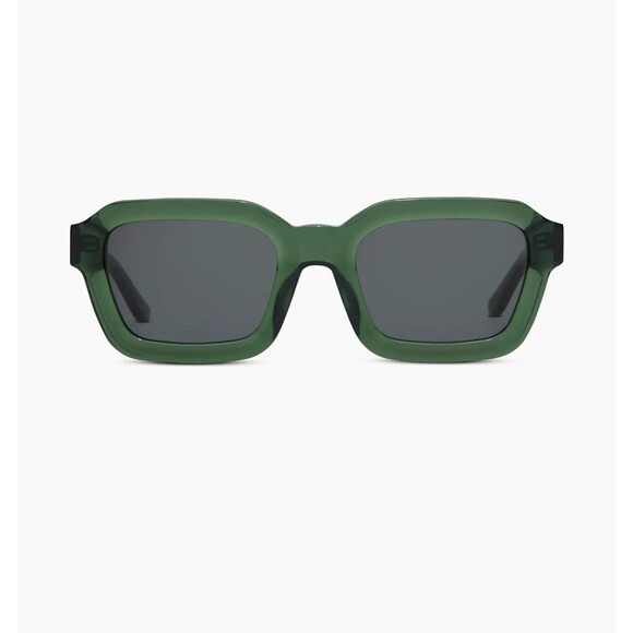 Accessories - Quince Ibiza Polarized Acetate Sunglasses Clear Sage With Green Lens Standard